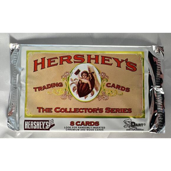 Hershey's Chocolate Dart Trading Cards (1) Sealed 8 Card Pack Collector Series - Picture 1 of 3